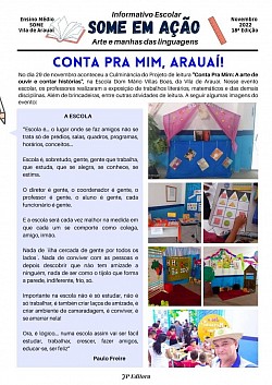 Projeto Conta pra mim - Vila Arauaí