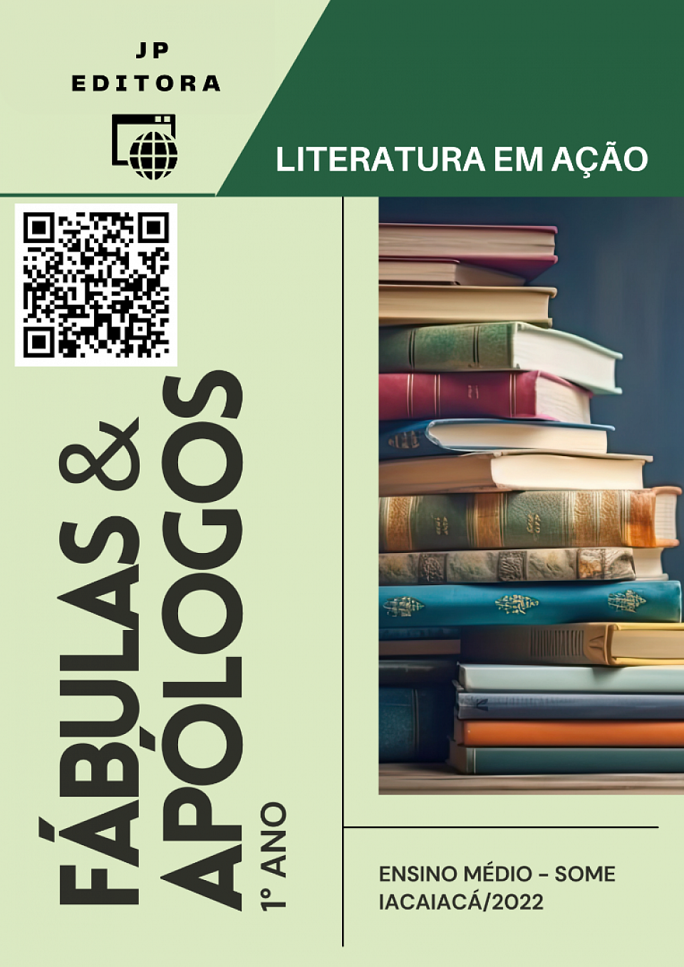 Livro de Fábulas e Apólogos. Acesse o QR Code e boa leitura!